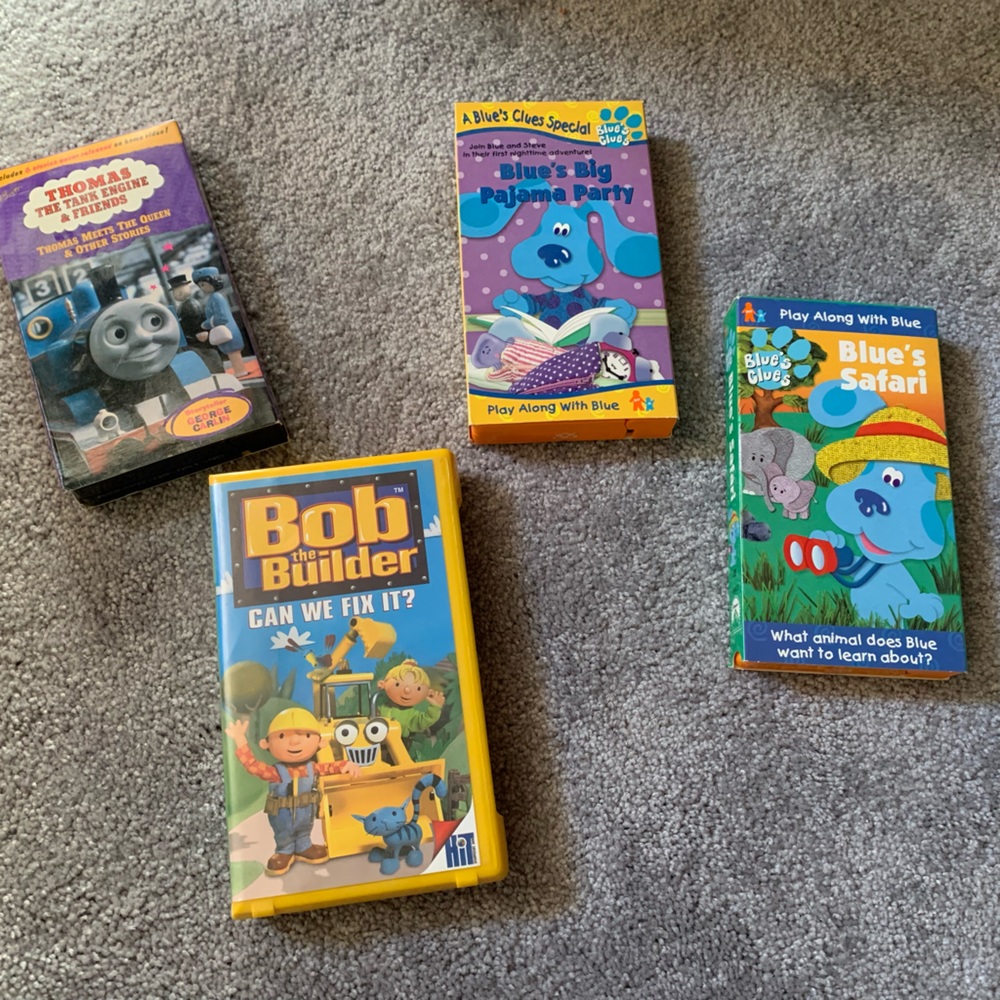 Old school vhs tapes of the best children’s programming